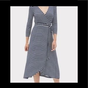 Gap midi wrap dress